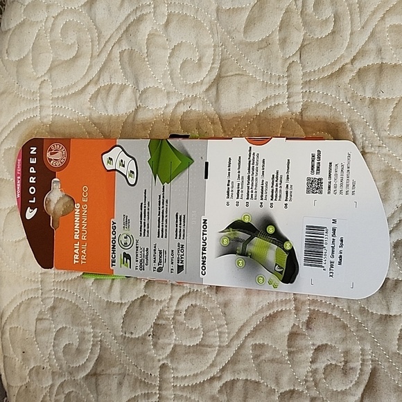 Lorpen Trail Running Socks New In Package - Picture 2 of 6
